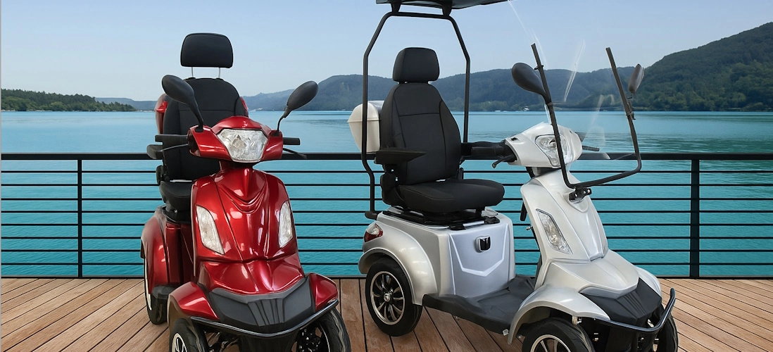 EIn Senioren-Elektromobil befreit!